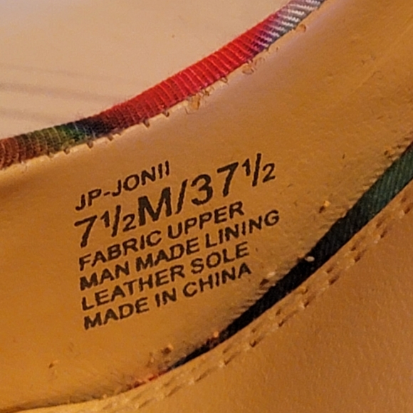 Jessica Simpson floral print high heel shoes size 7.5M 7 1/2M - Picture 6 of 9